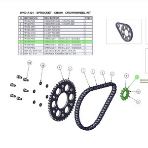 Sprocket 14/530 Suzuki