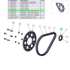 Sprocket 520z13 Suzuki