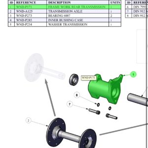 HEAVY IRON FRAME WORK REAR TRANSMISSION